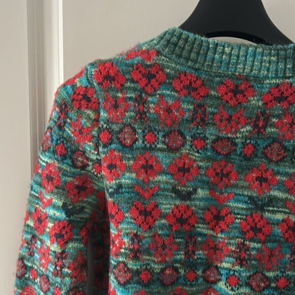 🎀ZARA bloggers favourite floral jacquard cardigan medium - Picture 6 of 16